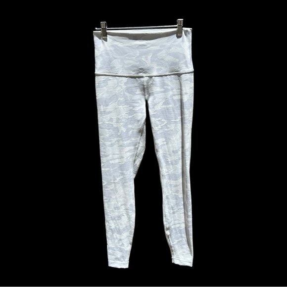 🌻Lululemon Wunder Under Light Camouflage High Rise Leggings Size 8 - Picture 2 of 7